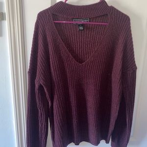 brand new deep v-neck sweater!